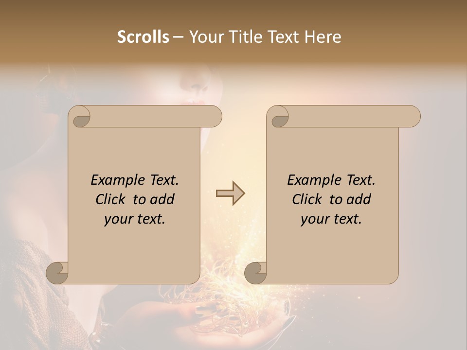 Fashion Yellow Magic PowerPoint Template