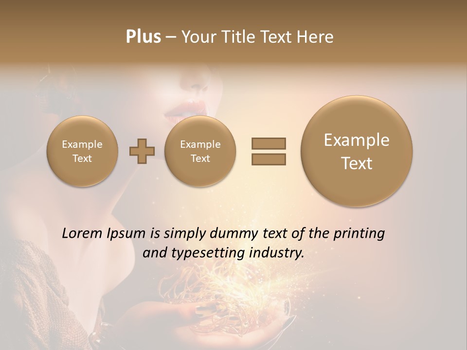 Fashion Yellow Magic PowerPoint Template