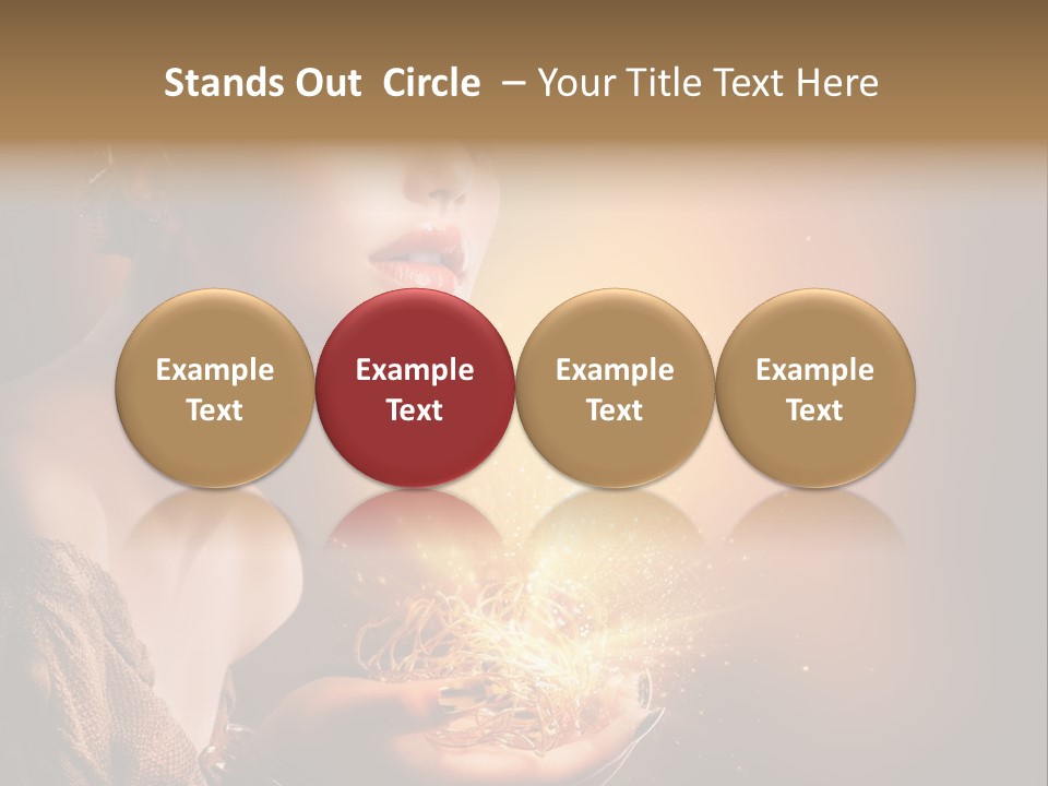 Fashion Yellow Magic PowerPoint Template