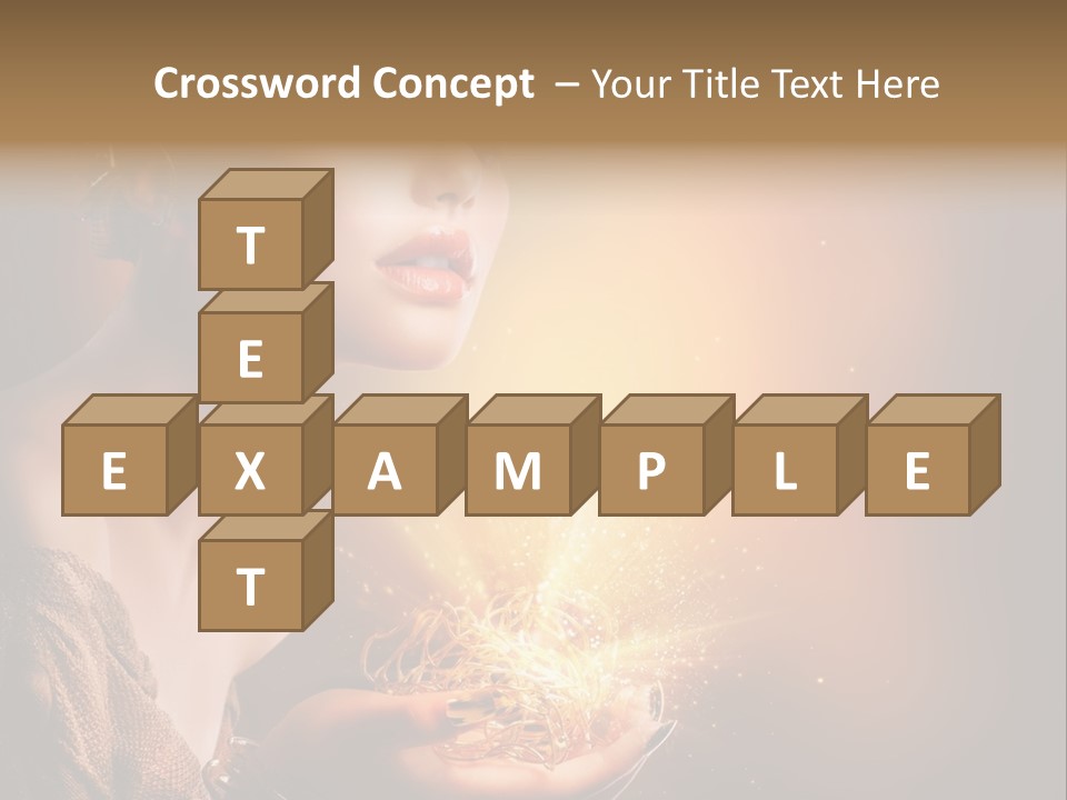 Fashion Yellow Magic PowerPoint Template