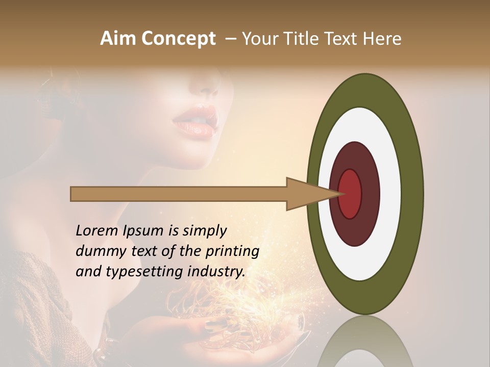 Fashion Yellow Magic PowerPoint Template