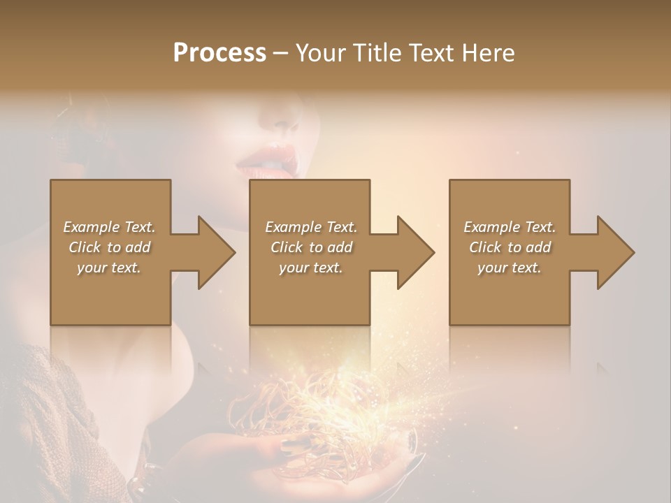 Fashion Yellow Magic PowerPoint Template