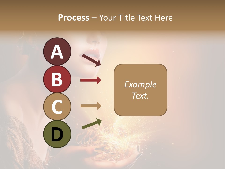 Fashion Yellow Magic PowerPoint Template