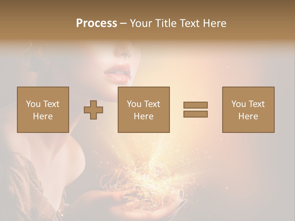 Fashion Yellow Magic PowerPoint Template