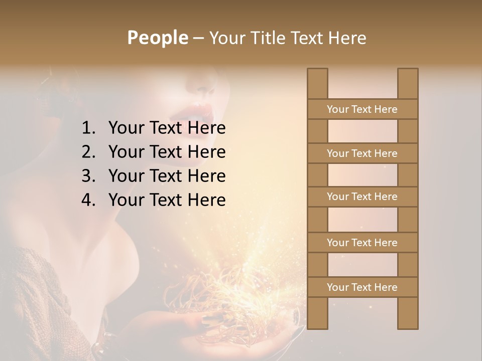 Fashion Yellow Magic PowerPoint Template