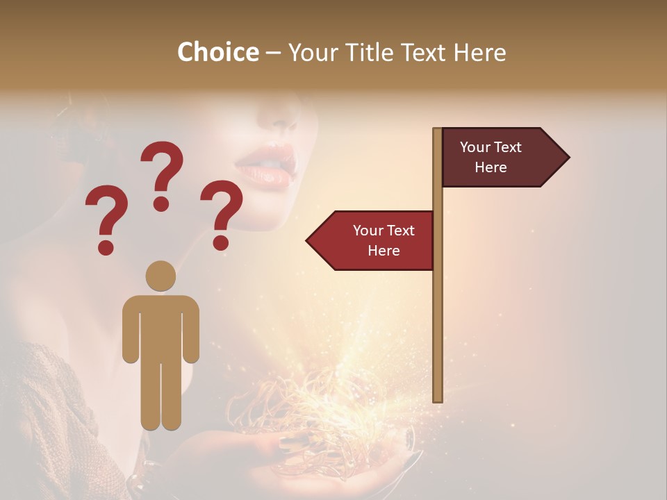 Fashion Yellow Magic PowerPoint Template