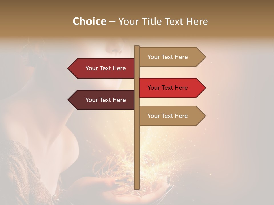 Fashion Yellow Magic PowerPoint Template