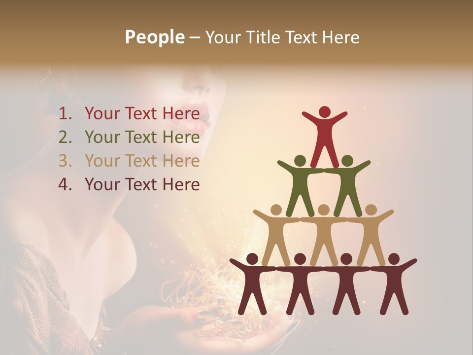 Fashion Yellow Magic PowerPoint Template