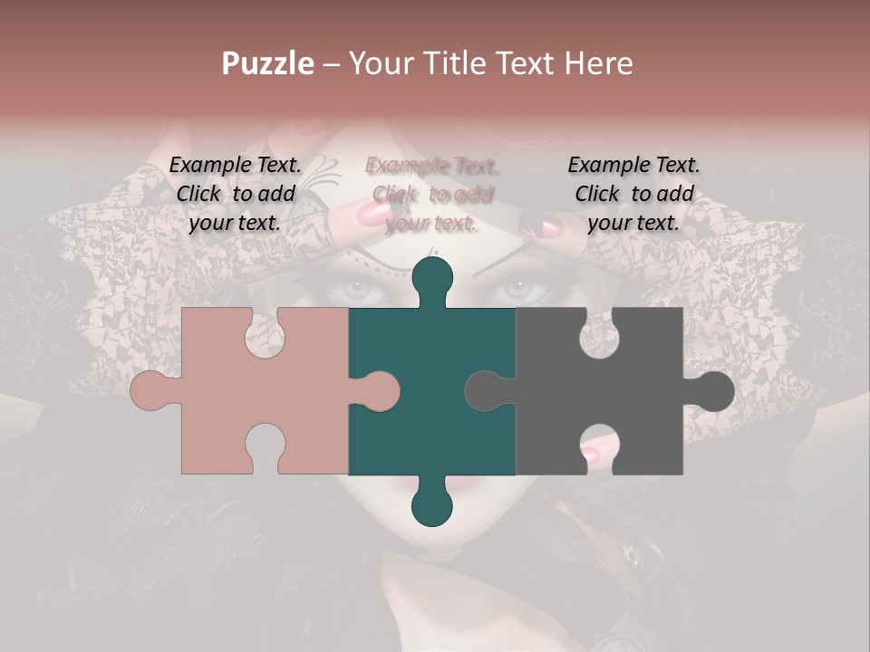 Distinguished Magical Collar PowerPoint Template