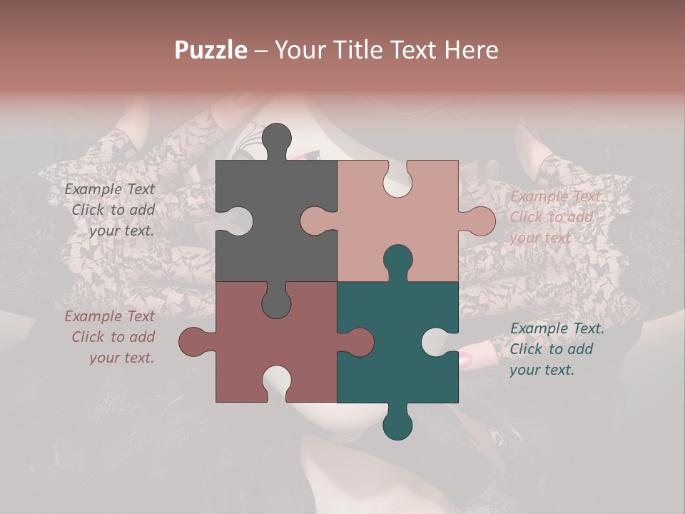 Distinguished Magical Collar PowerPoint Template