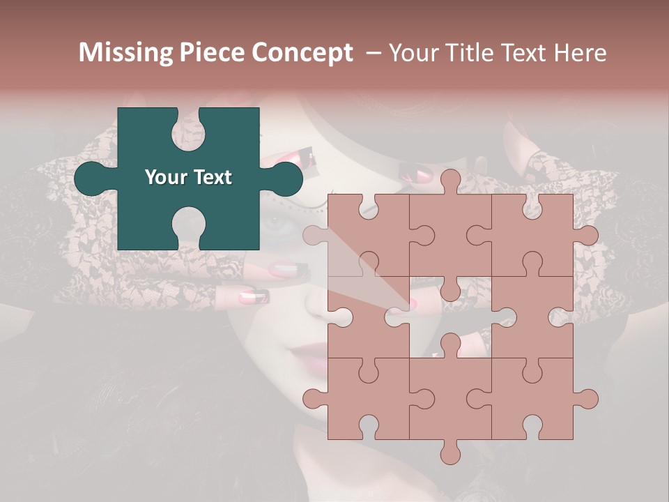 Distinguished Magical Collar PowerPoint Template