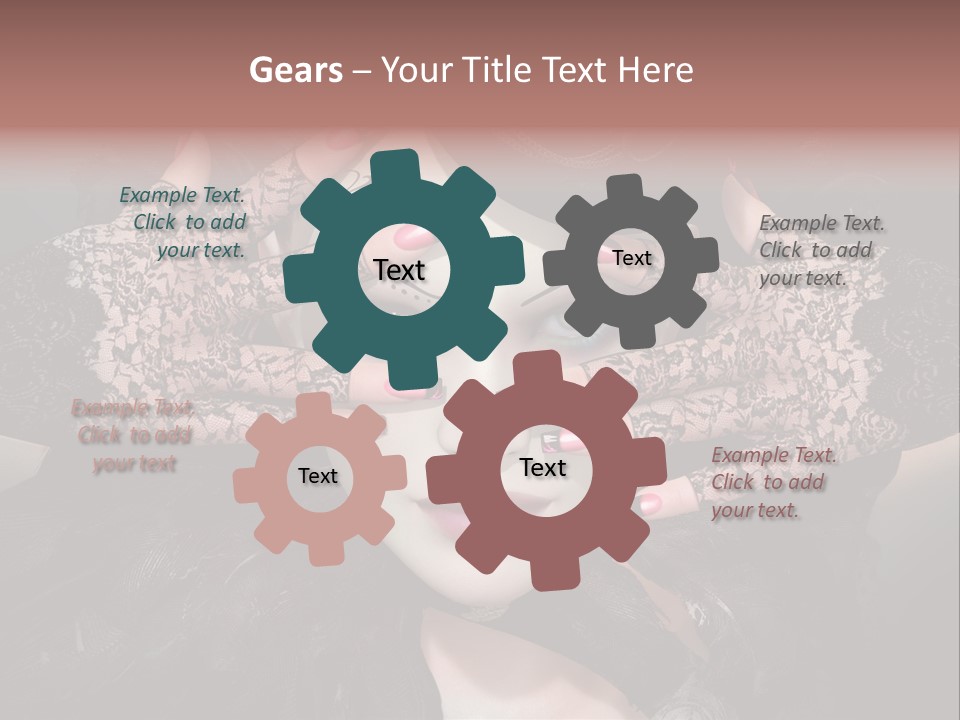 Distinguished Magical Collar PowerPoint Template