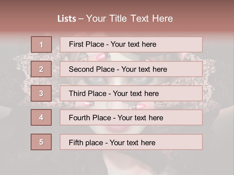 Distinguished Magical Collar PowerPoint Template