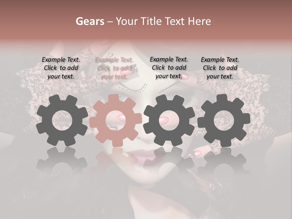 Distinguished Magical Collar PowerPoint Template