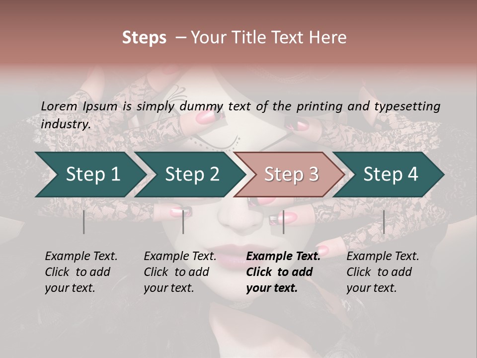 Distinguished Magical Collar PowerPoint Template