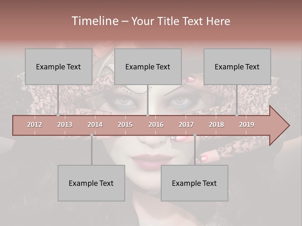 Distinguished Magical Collar PowerPoint Template
