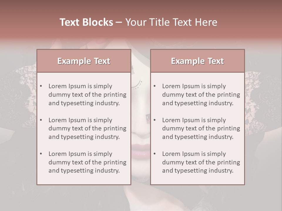 Distinguished Magical Collar PowerPoint Template