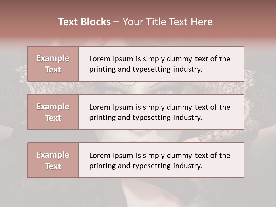 Distinguished Magical Collar PowerPoint Template