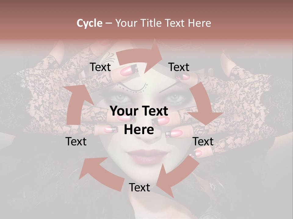 Distinguished Magical Collar PowerPoint Template