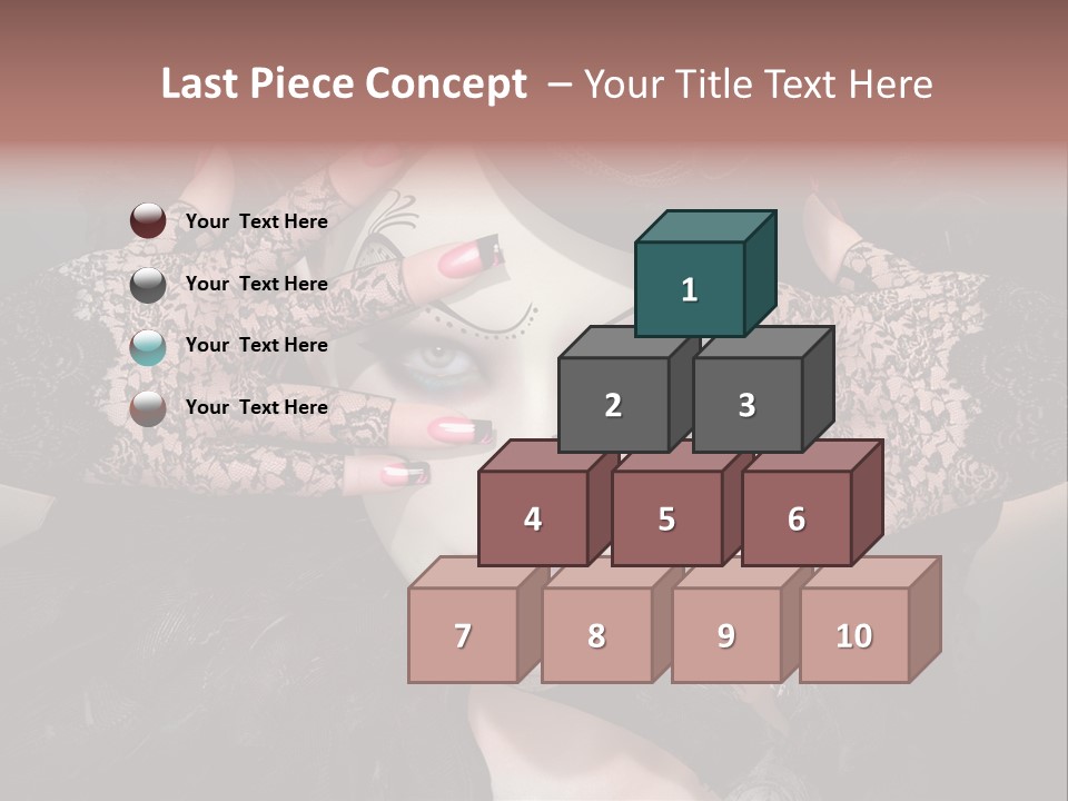 Distinguished Magical Collar PowerPoint Template