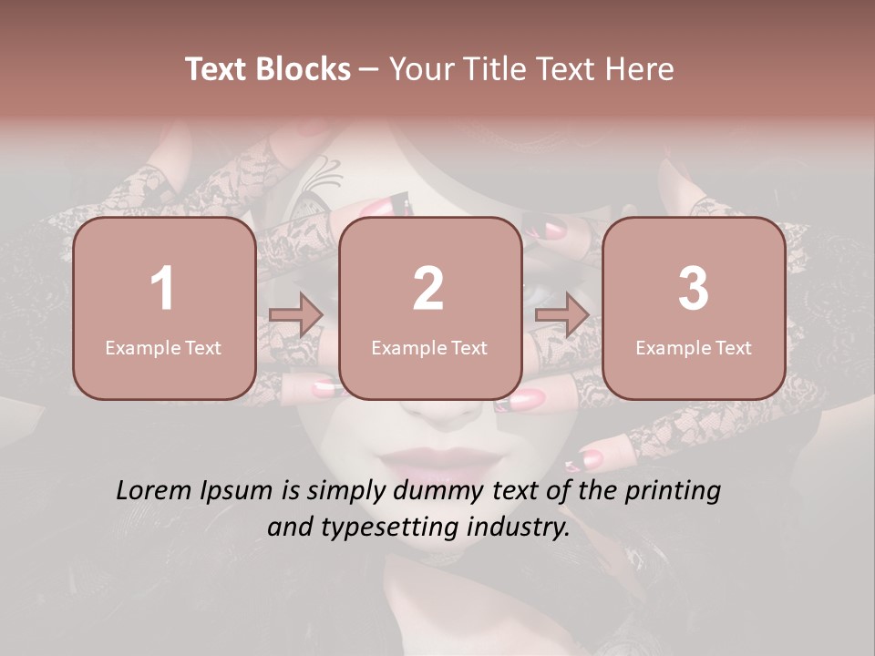 Distinguished Magical Collar PowerPoint Template