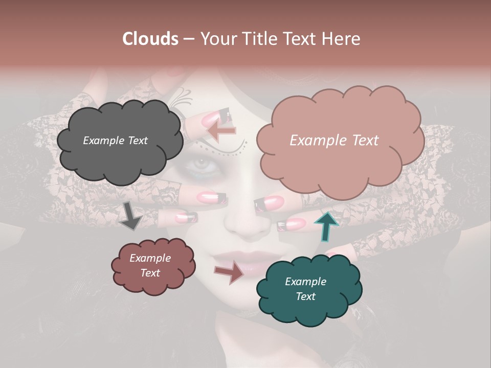 Distinguished Magical Collar PowerPoint Template