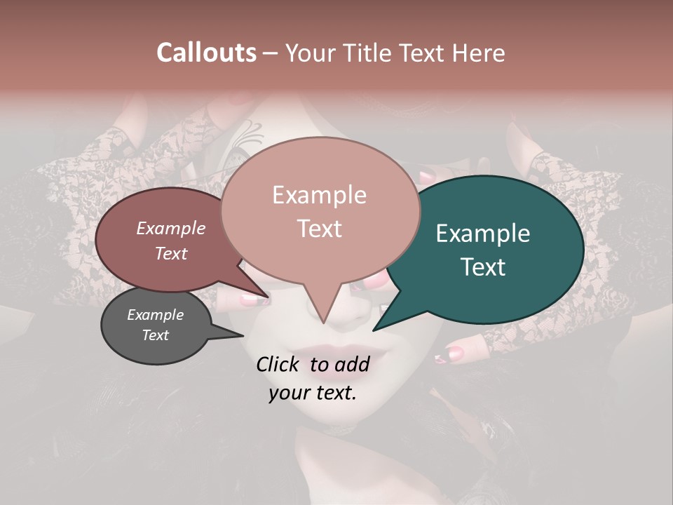 Distinguished Magical Collar PowerPoint Template