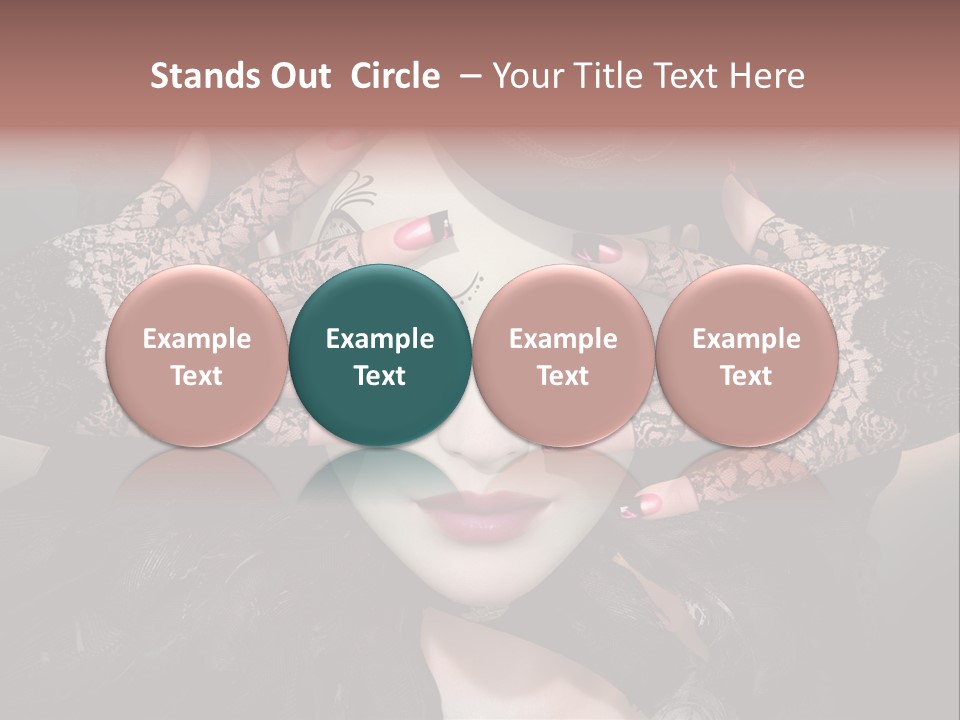 Distinguished Magical Collar PowerPoint Template