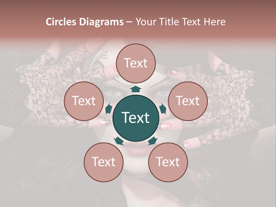 Distinguished Magical Collar PowerPoint Template