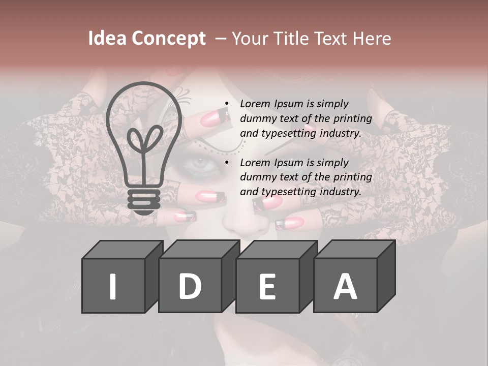 Distinguished Magical Collar PowerPoint Template