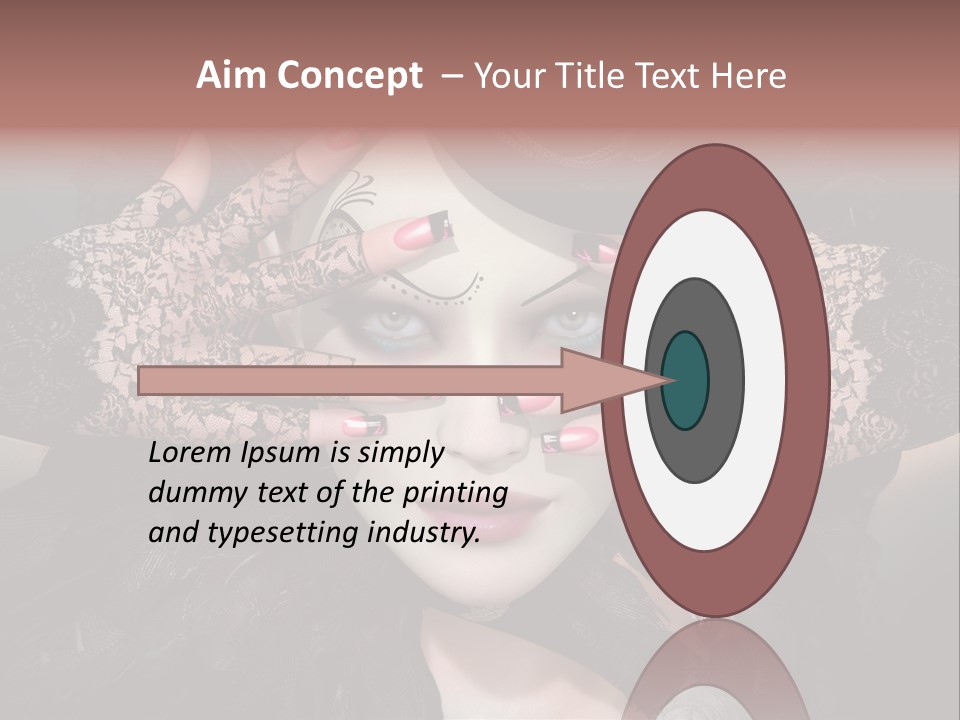 Distinguished Magical Collar PowerPoint Template