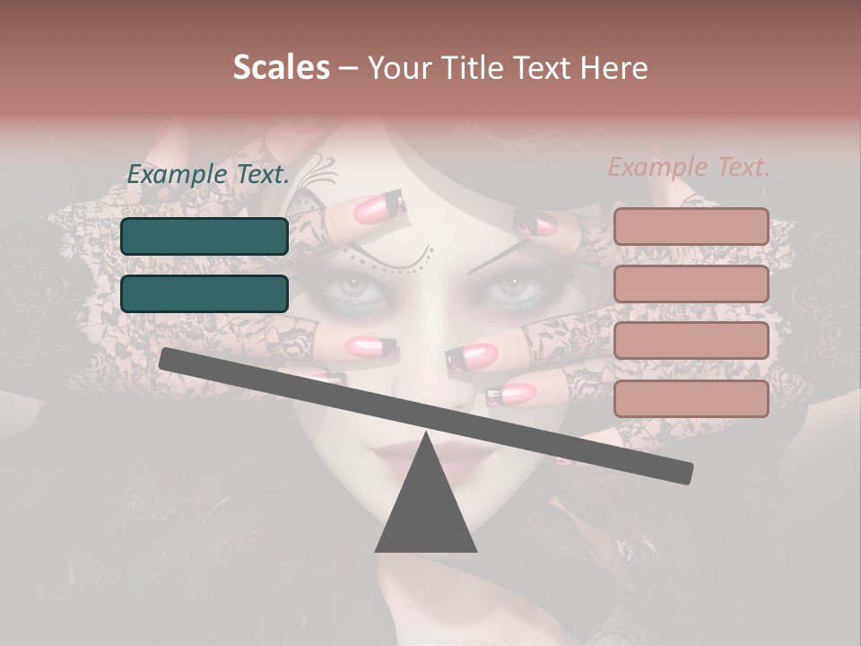 Distinguished Magical Collar PowerPoint Template