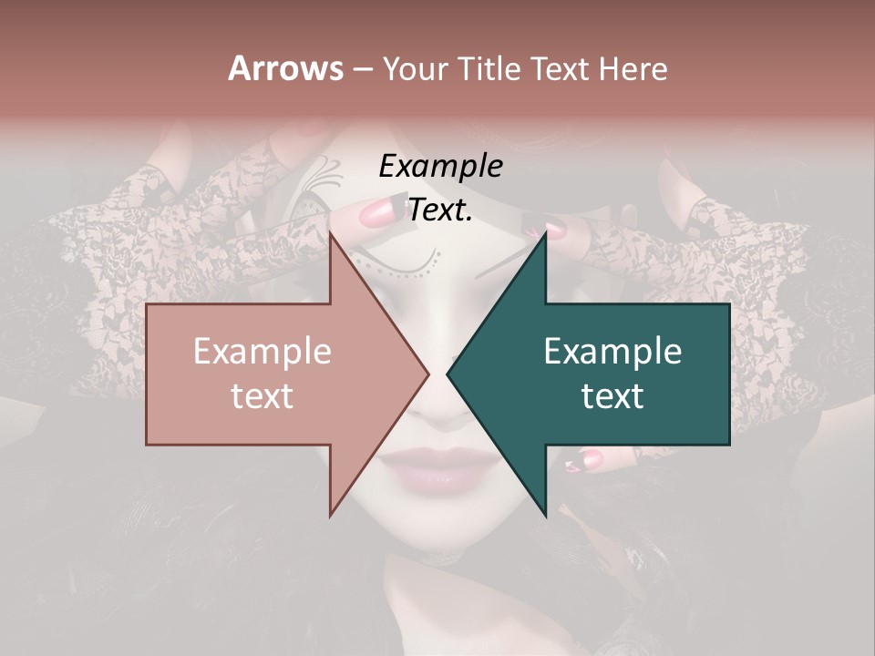 Distinguished Magical Collar PowerPoint Template