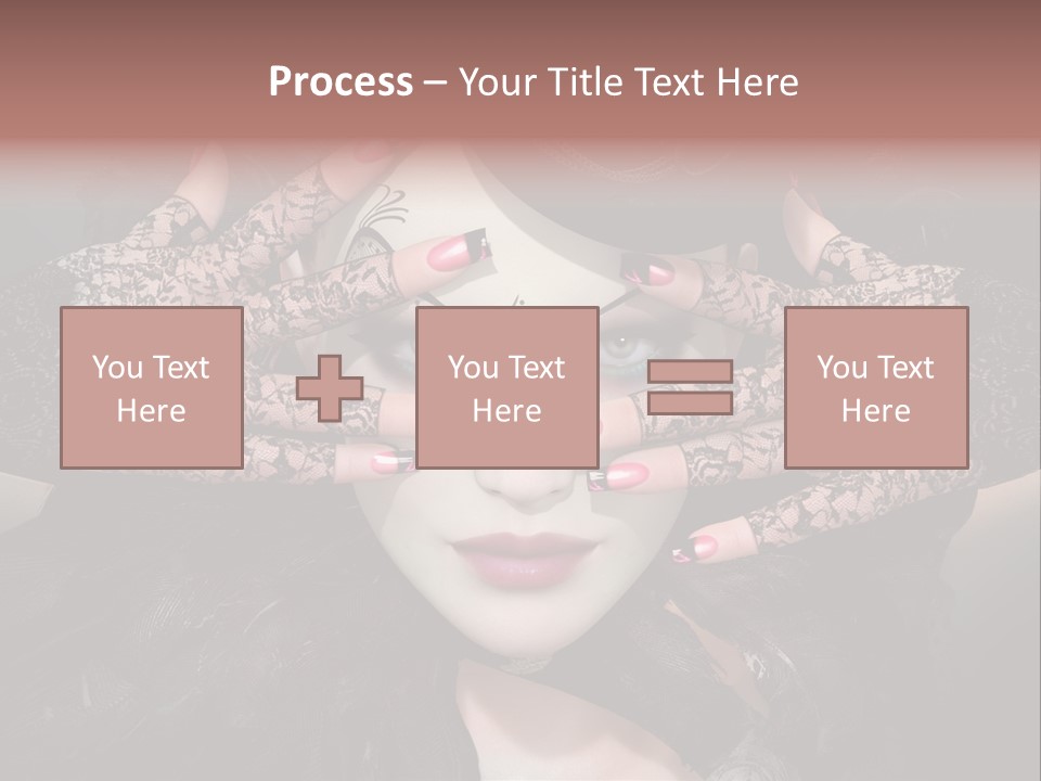 Distinguished Magical Collar PowerPoint Template