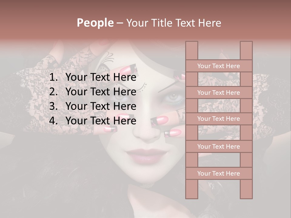 Distinguished Magical Collar PowerPoint Template