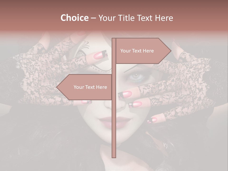 Distinguished Magical Collar PowerPoint Template