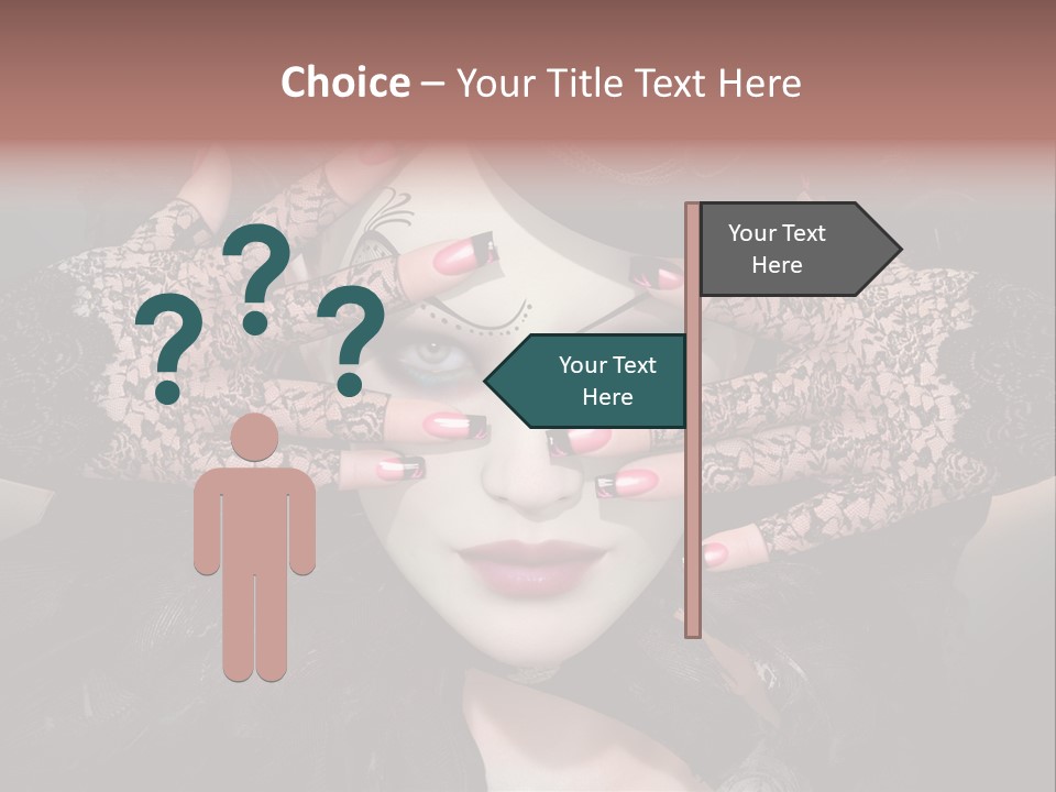 Distinguished Magical Collar PowerPoint Template