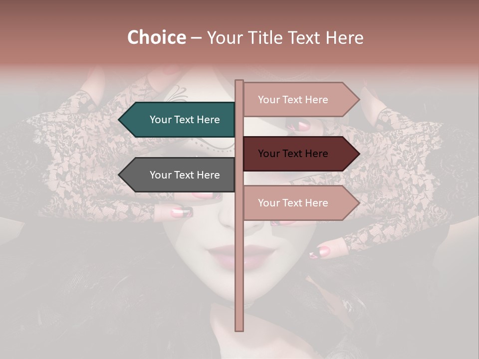 Distinguished Magical Collar PowerPoint Template