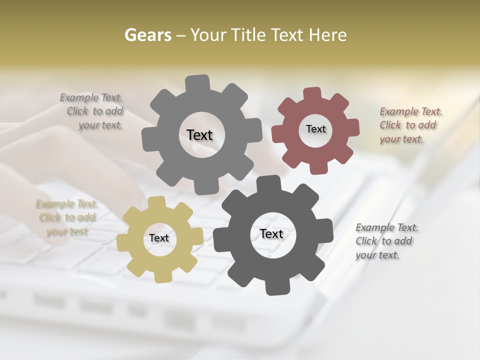 Eating Bowl Orange PowerPoint Template