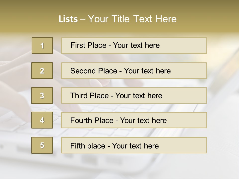 Eating Bowl Orange PowerPoint Template