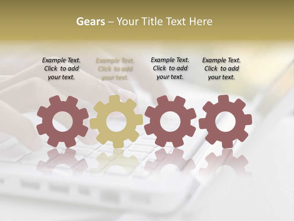 Eating Bowl Orange PowerPoint Template