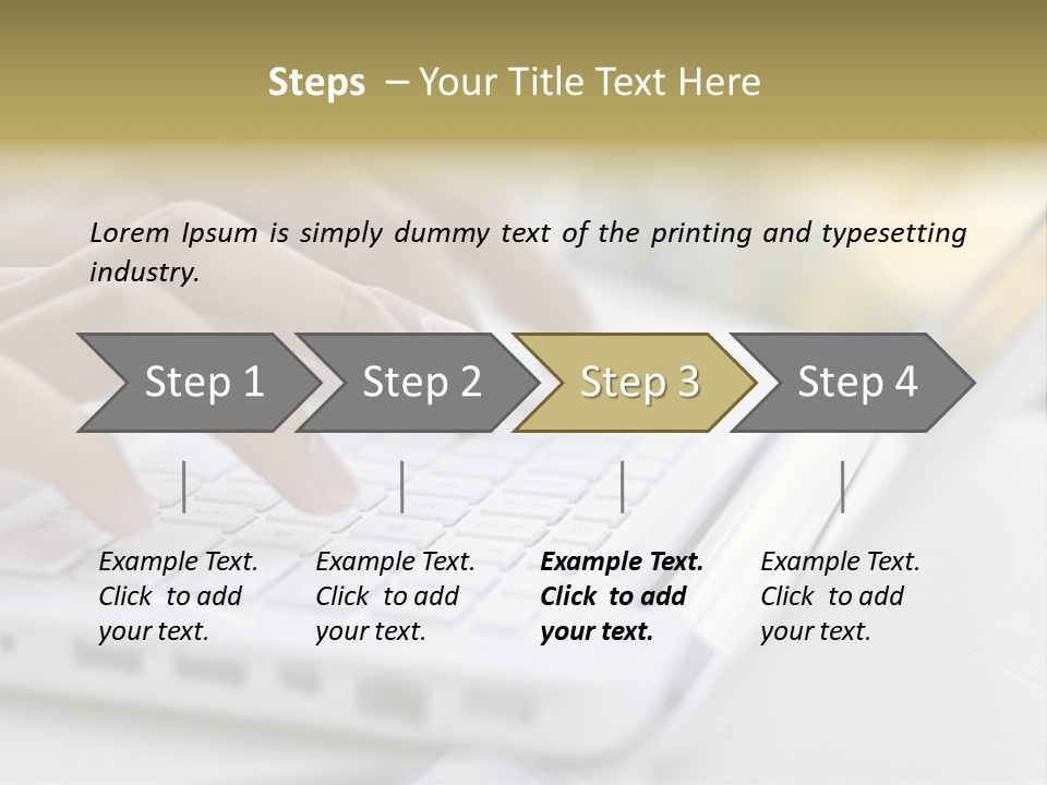 Eating Bowl Orange PowerPoint Template