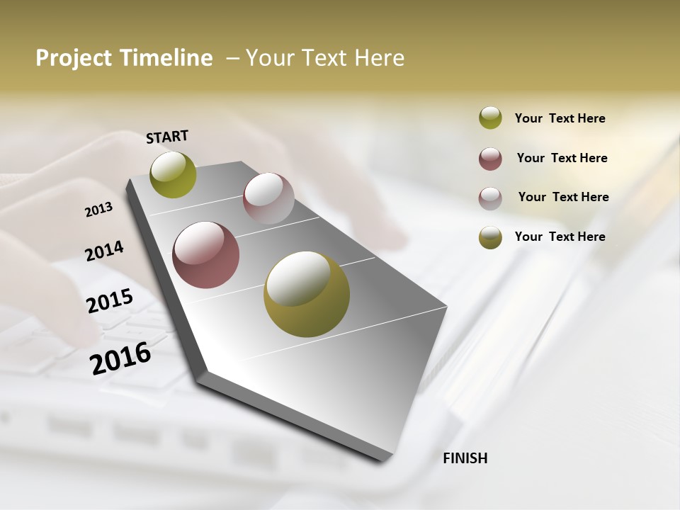 Eating Bowl Orange PowerPoint Template