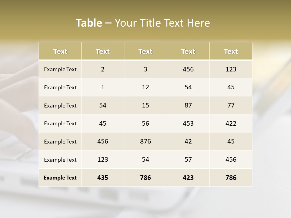 Eating Bowl Orange PowerPoint Template
