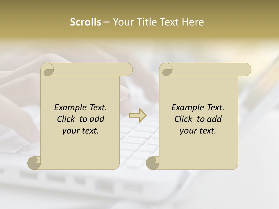 Eating Bowl Orange PowerPoint Template