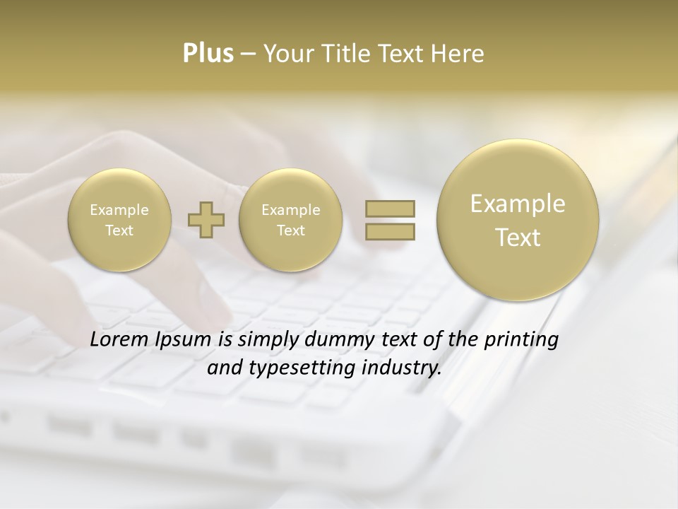 Eating Bowl Orange PowerPoint Template