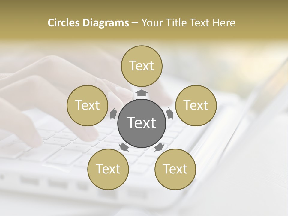 Eating Bowl Orange PowerPoint Template