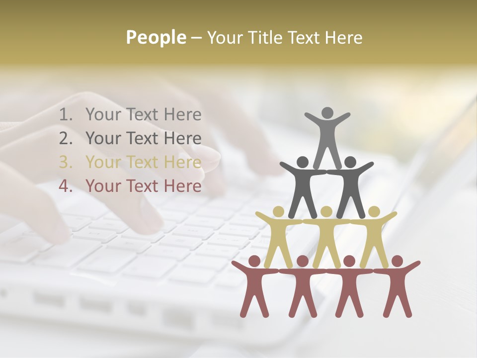 Eating Bowl Orange PowerPoint Template