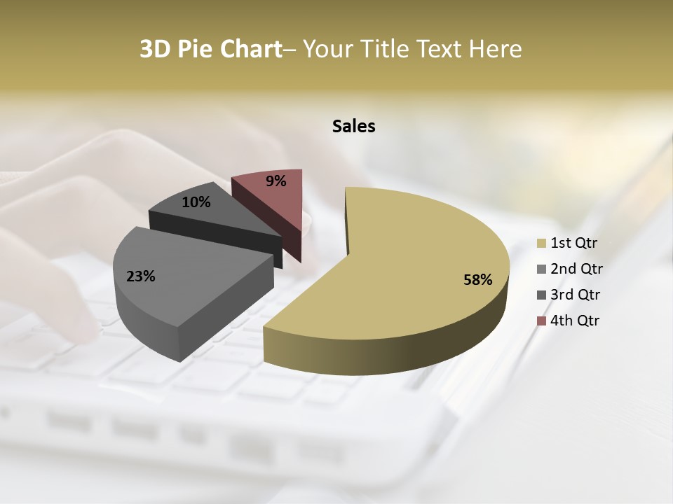 Eating Bowl Orange PowerPoint Template