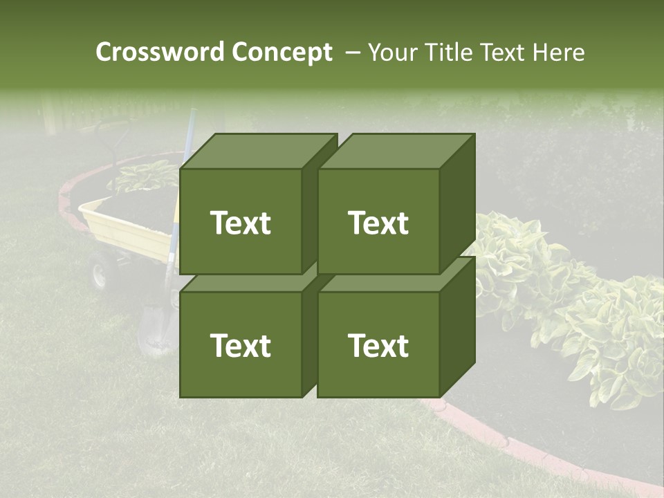 Shredded Birch Grow PowerPoint Template